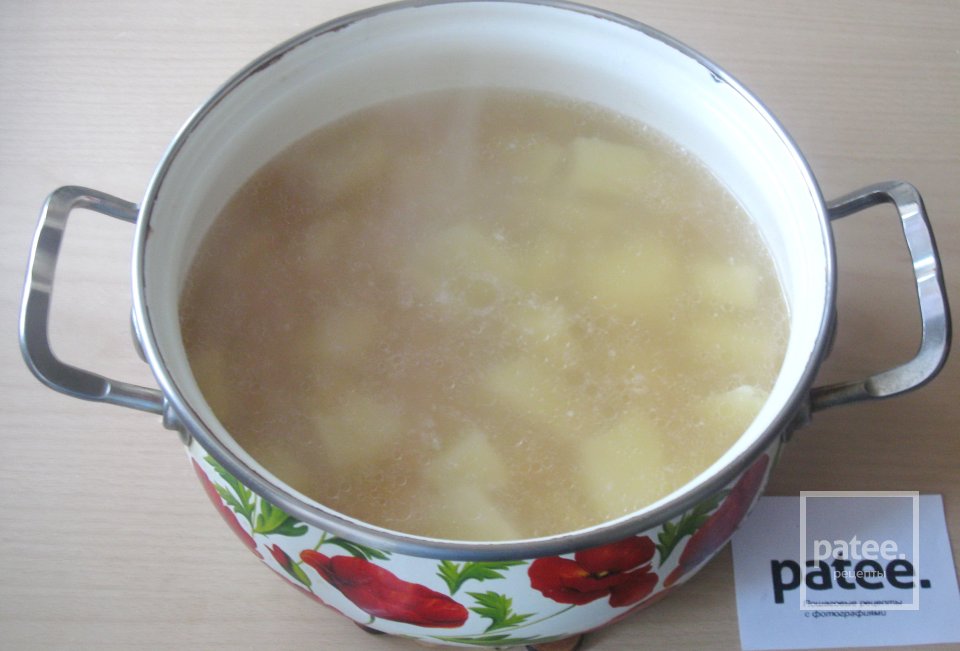 Суп с красной чечевицей и копченостями - Шаг 8