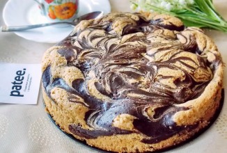 Бисквит  двухцветный