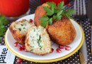 Крокеты из индейки с творожной начинкой