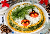 Праздничный салат Еловая веточка