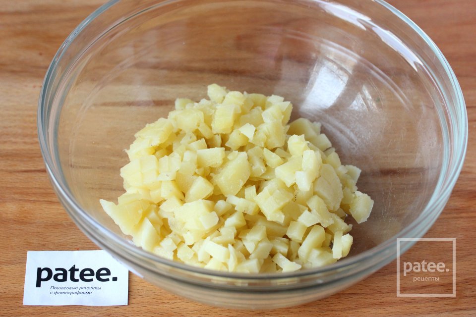 Праздничный салат Еловая веточка - Шаг 2