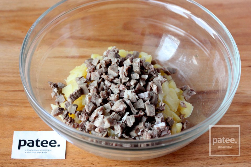 Праздничный салат Еловая веточка - Шаг 3