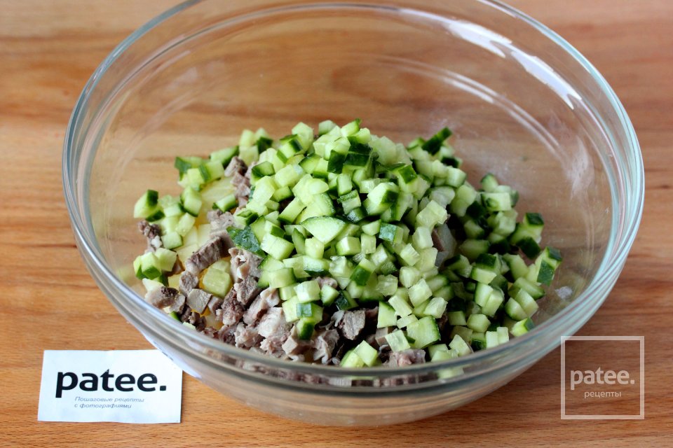 Праздничный салат Еловая веточка - Шаг 4