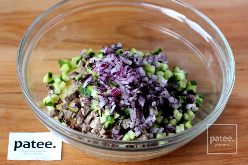 Праздничный салат Еловая веточка - Шаг 5