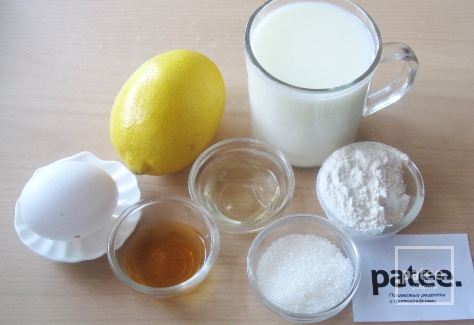Оладьи лимонные - Шаг 1
