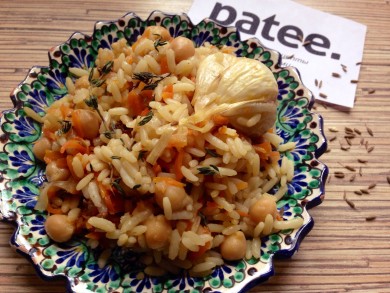 Рецепт Вегетарианский плов с нутом