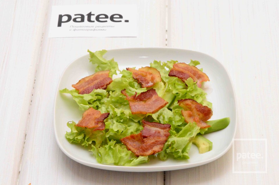 Салат с беконом и авокадо - Шаг 12