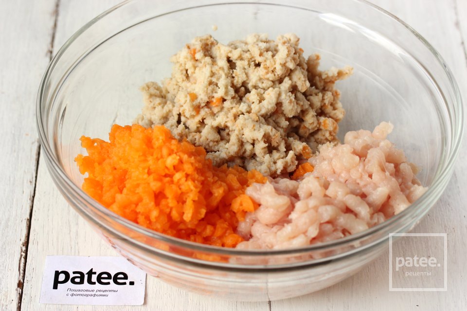 Курино-тыквенные котлеты на пару в мультиварке - Шаг 4