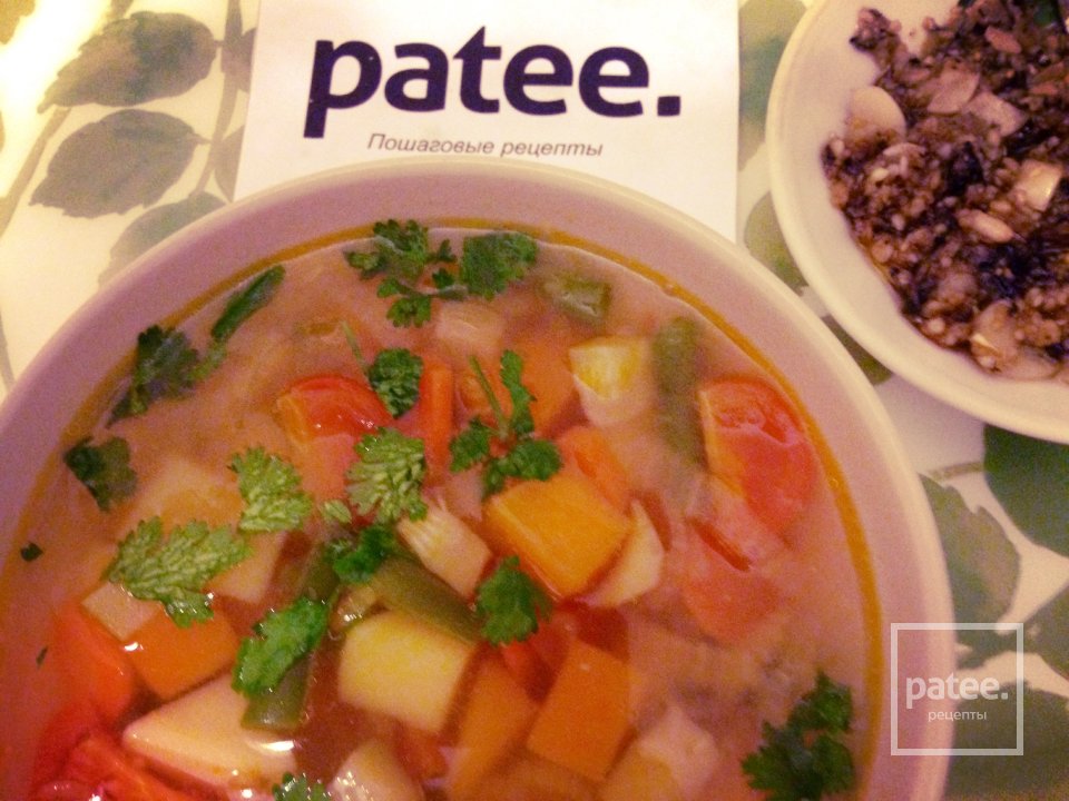 Минестроне с песто - Шаг 10