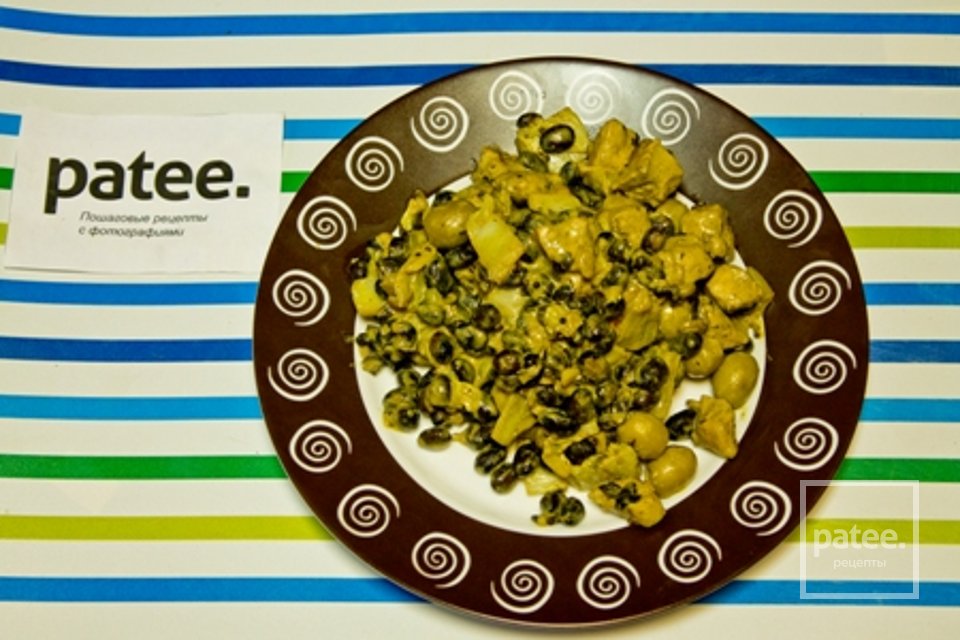 Фейжоада с птицей и оливками - Шаг 12