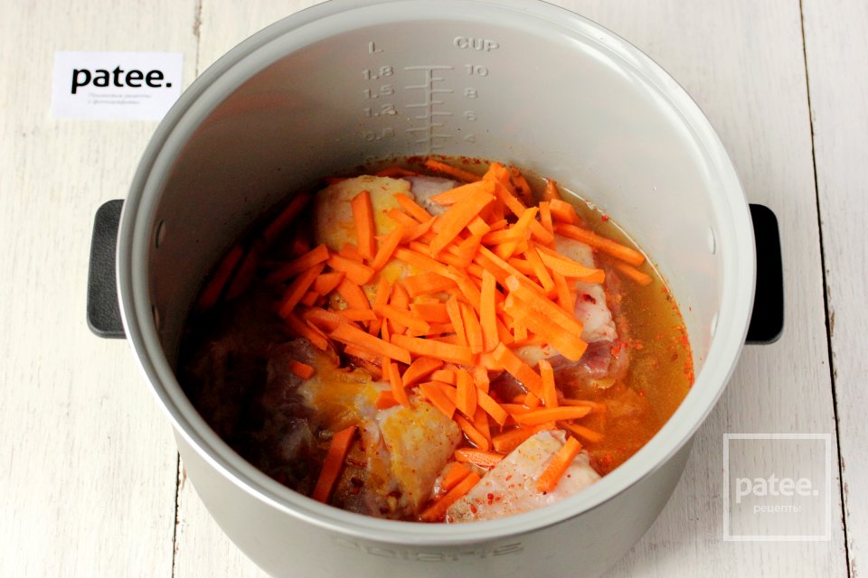 Индейка с птитимом в мультиварке - Шаг 5