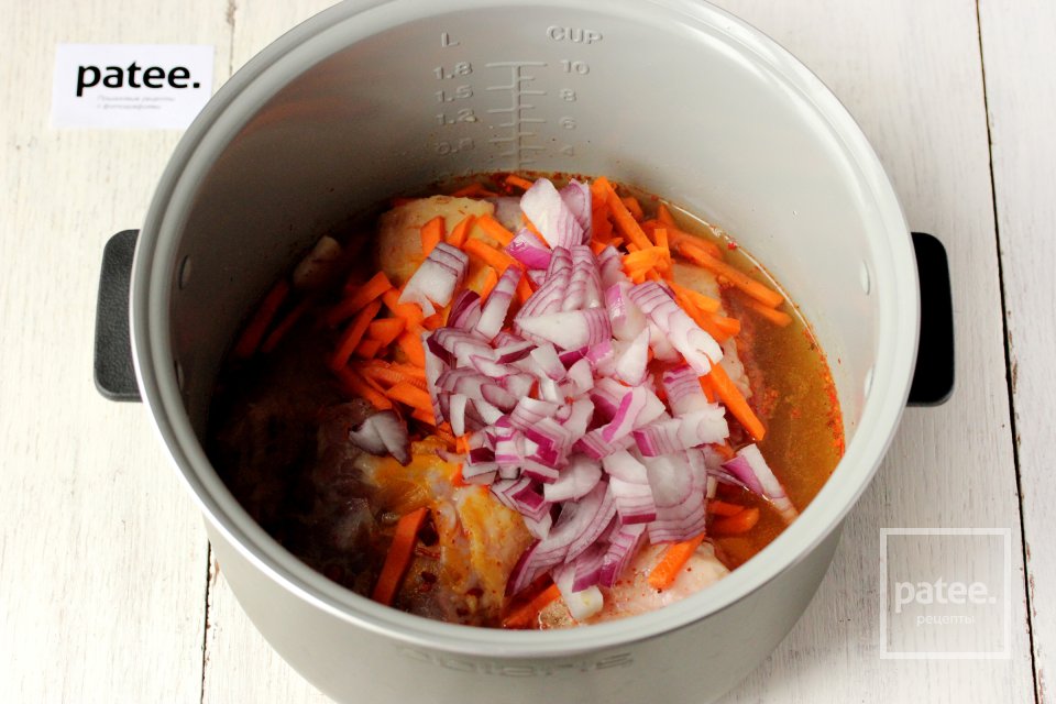 Индейка с птитимом в мультиварке - Шаг 6