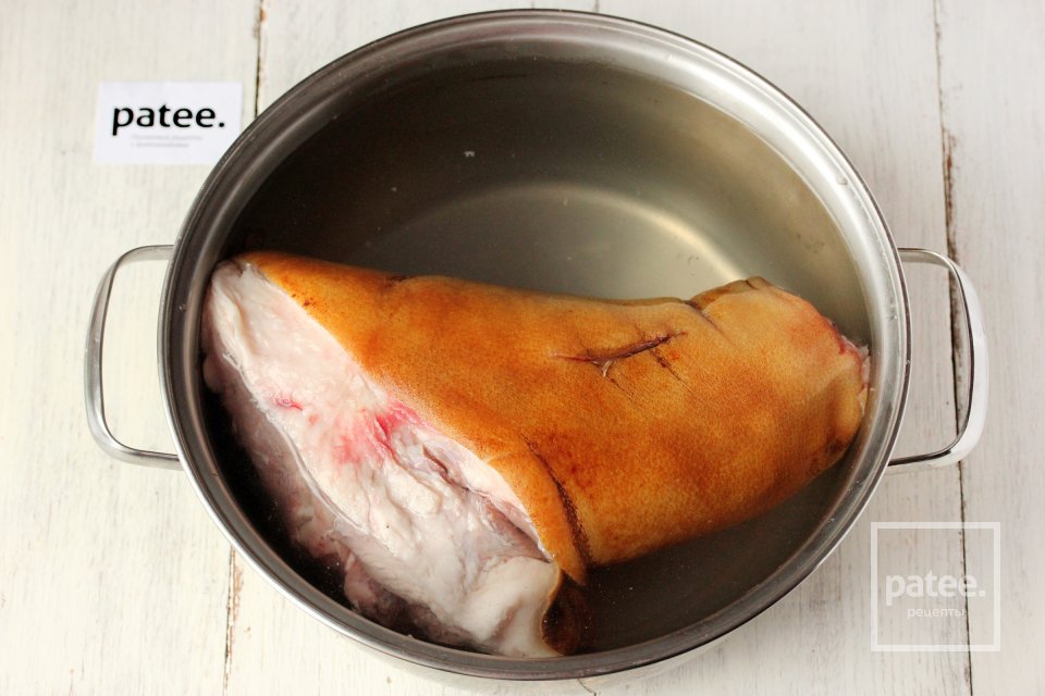 Свиная рулька с медово-горчичной корочкой - Шаг 2