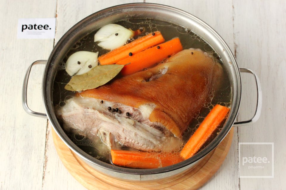 Свиная рулька с медово-горчичной корочкой - Шаг 4