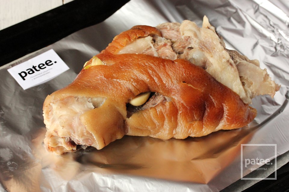 Свиная рулька с медово-горчичной корочкой - Шаг 9