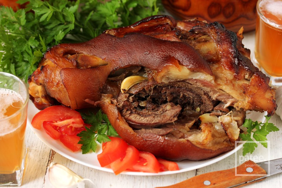 Свиная рулька с медово-горчичной корочкой - Шаг 13