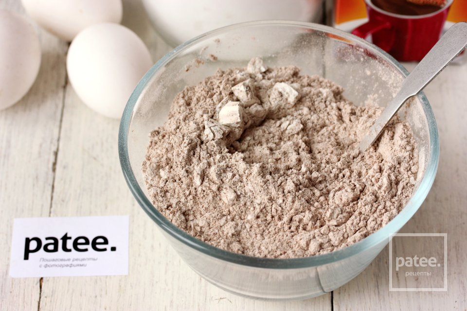 Шоколадное печенье с трещинками - Шаг 7