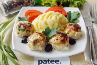 Тефтели  рубленные из рыбного филе в сметане