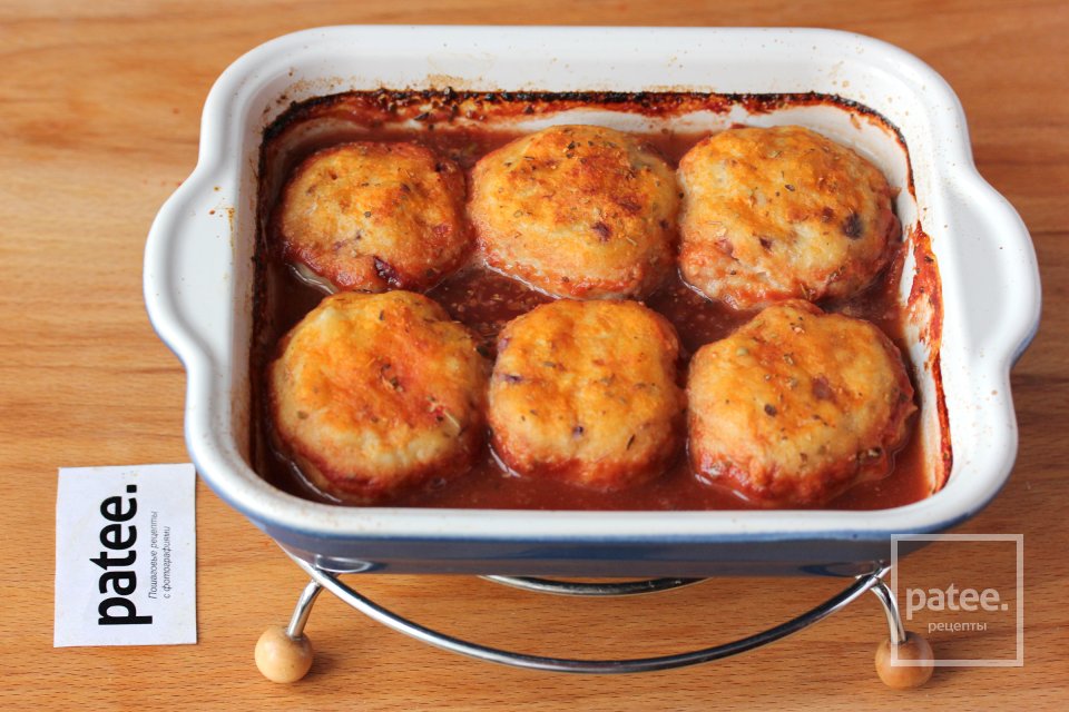 Биточки из щуки в томатном соусе - Шаг 9