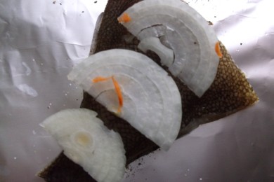 Камбала запеченная в фольге - приготовление