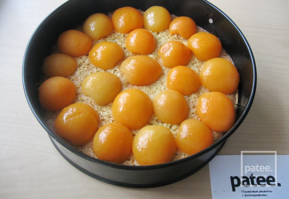 Миндальный торт с абрикосами - Шаг 17