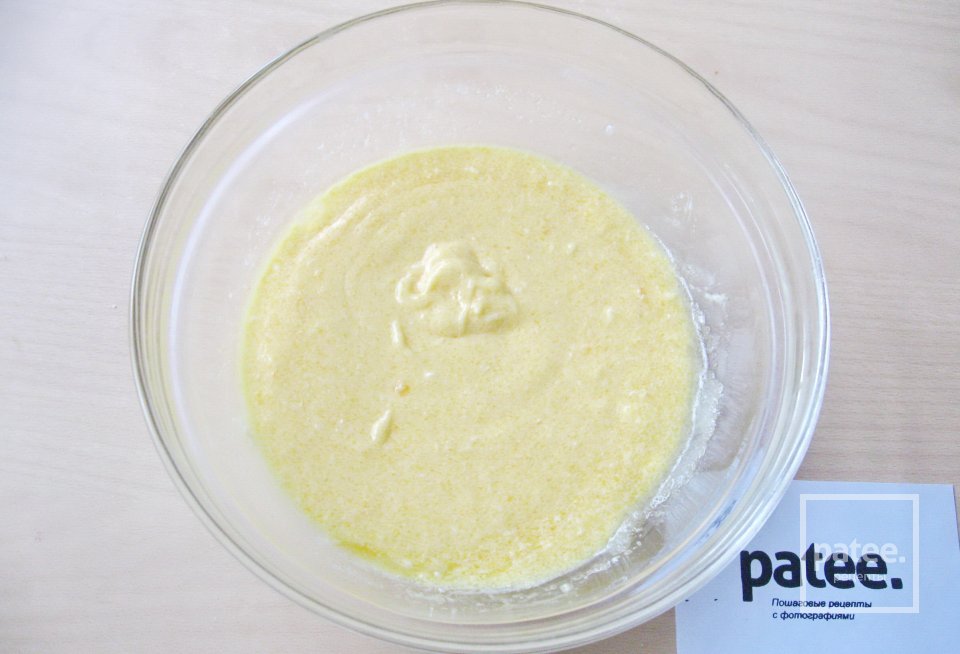 Миндальный торт с абрикосами - Шаг 11