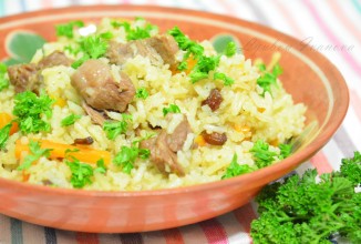 Плов из баранины по-узбекски