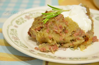 Рецепт Белорусская картофельная бабка