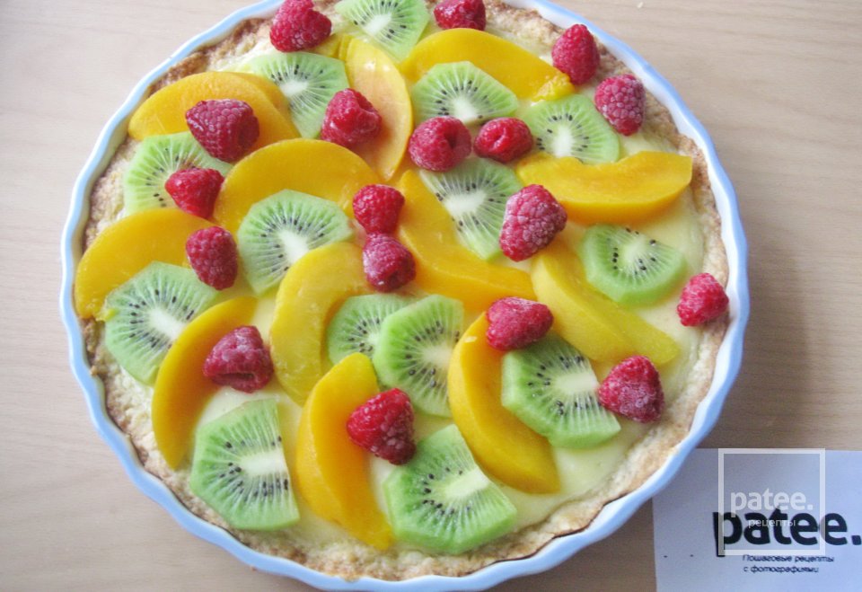 Тарт со сметаной и фруктами - Шаг 15