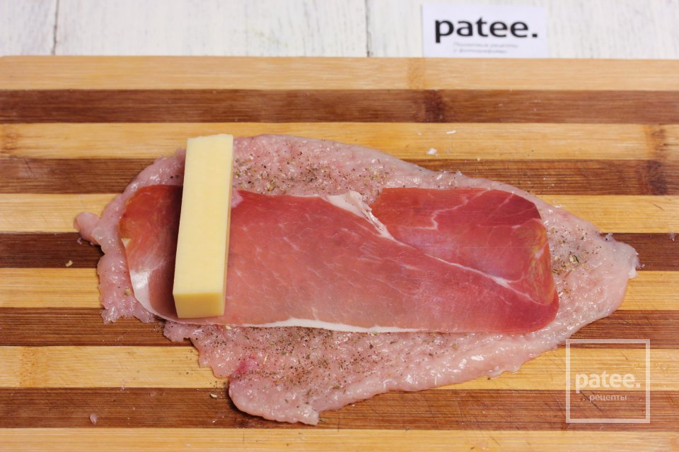 Куриные рулетики с хамоном и сыром - Шаг 6