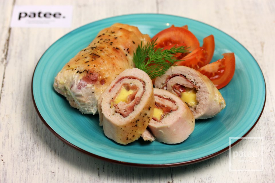 Куриные рулетики с хамоном и сыром - Шаг 11