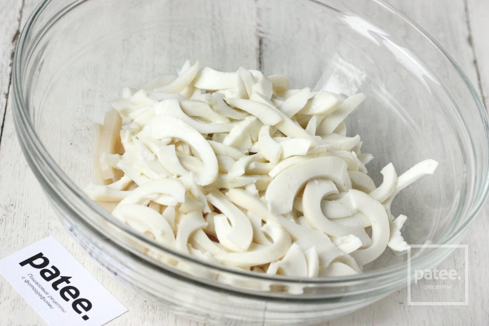 Салат с морепродуктами Королевский - Шаг 4