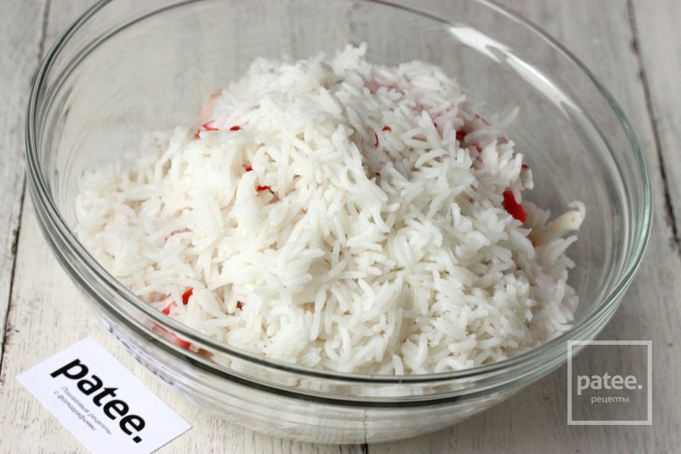 Салат с морепродуктами Королевский - Шаг 7