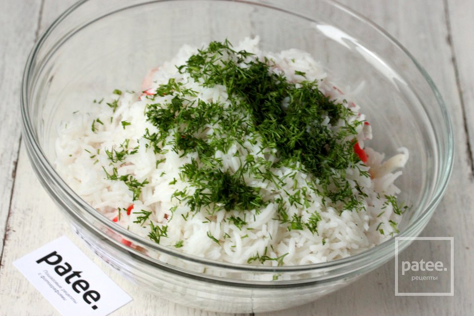 Салат с морепродуктами Королевский - Шаг 8