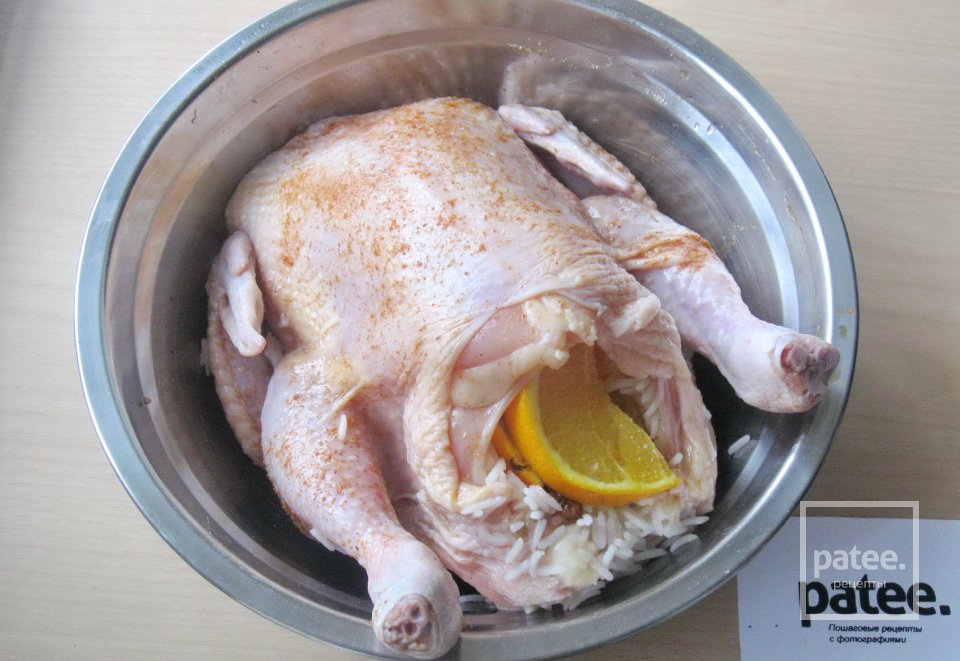 Курица с апельсинами в шампанском - Шаг 10