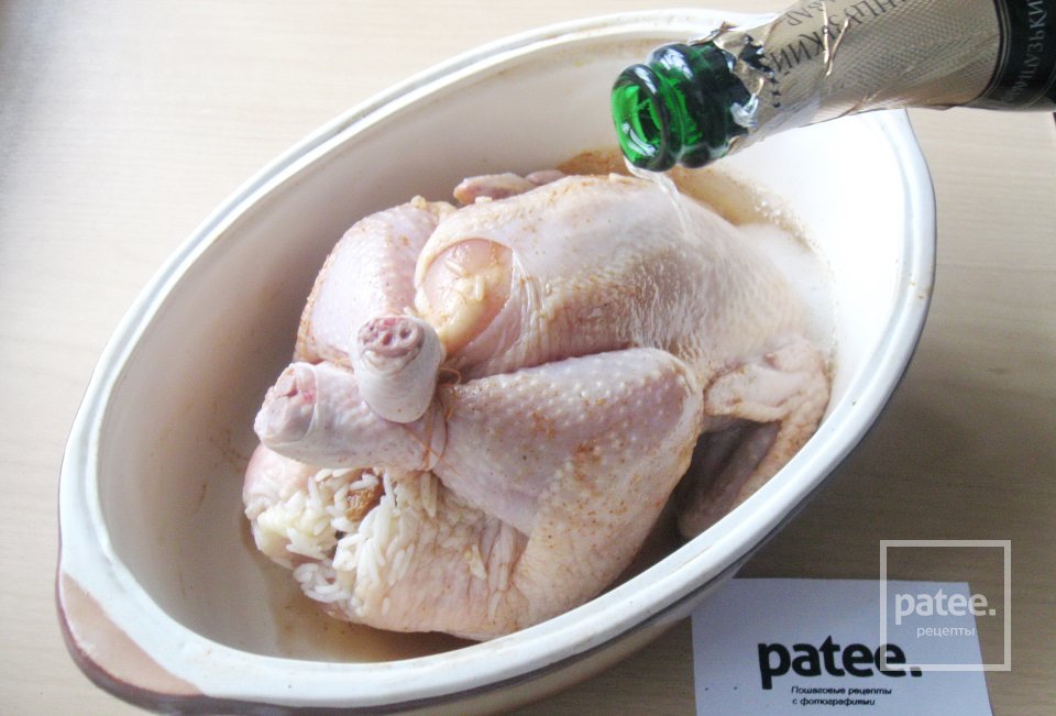 Курица с апельсинами в шампанском - Шаг 12