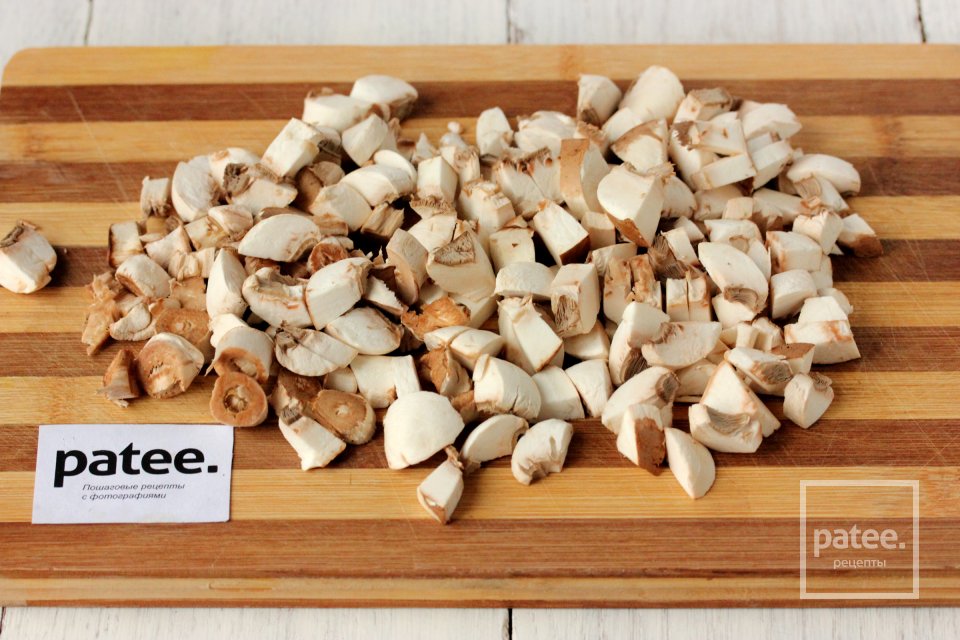 Сырные маффины с грибами - Шаг 3