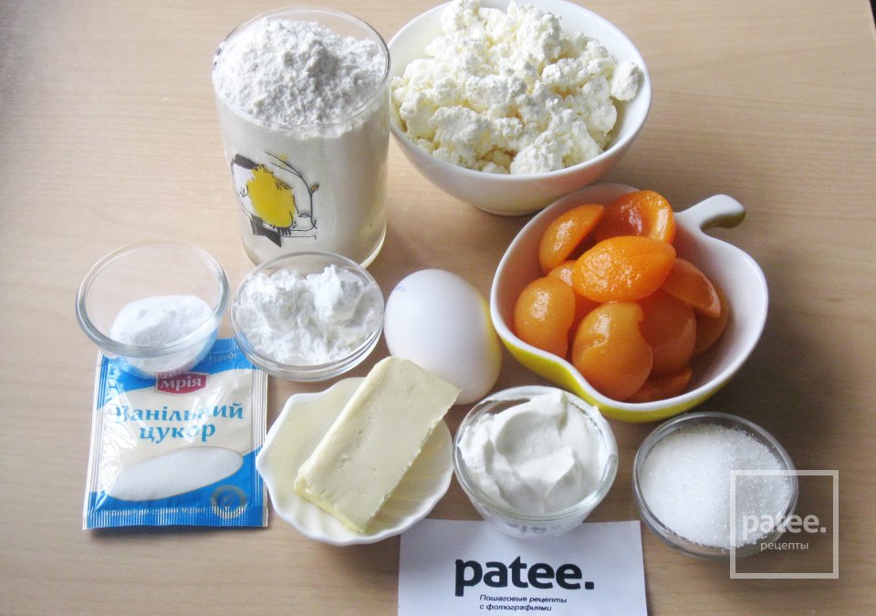 Чизкейк с абрикосами - Шаг 1