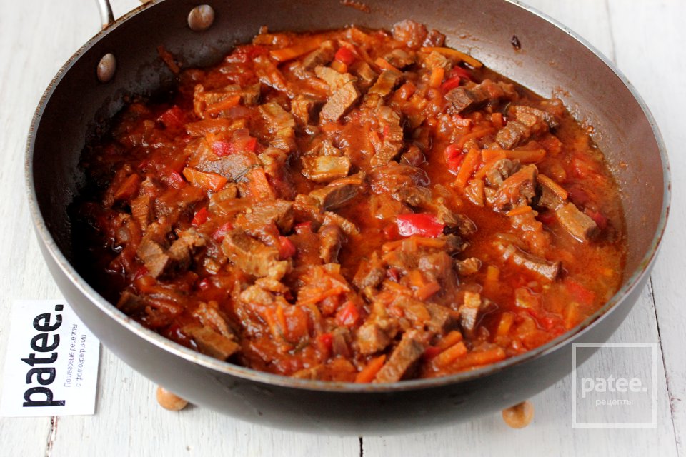 Паста с рагу из утиной грудки - Шаг 13