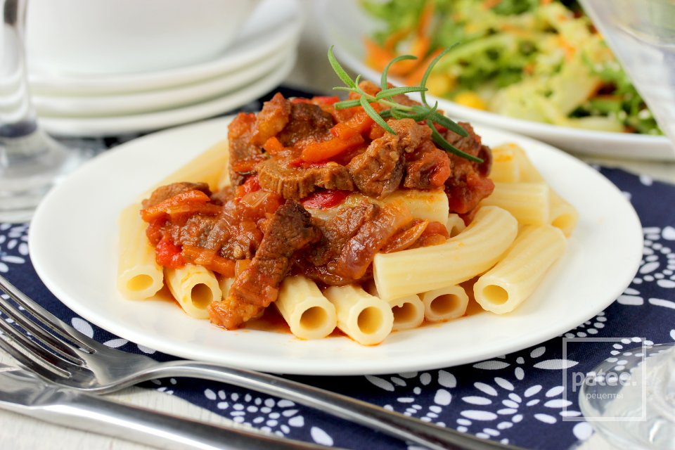 Паста с рагу из утиной грудки - Шаг 15