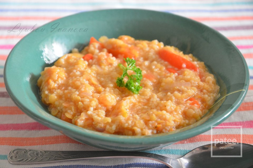 Томатный суп-похлёбка с кускусом, сладким перчиком и острым чили - Шаг 4