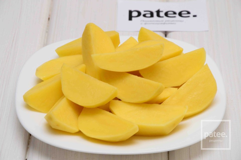 Картофельные дольки в беконе с розмарином - Шаг 2