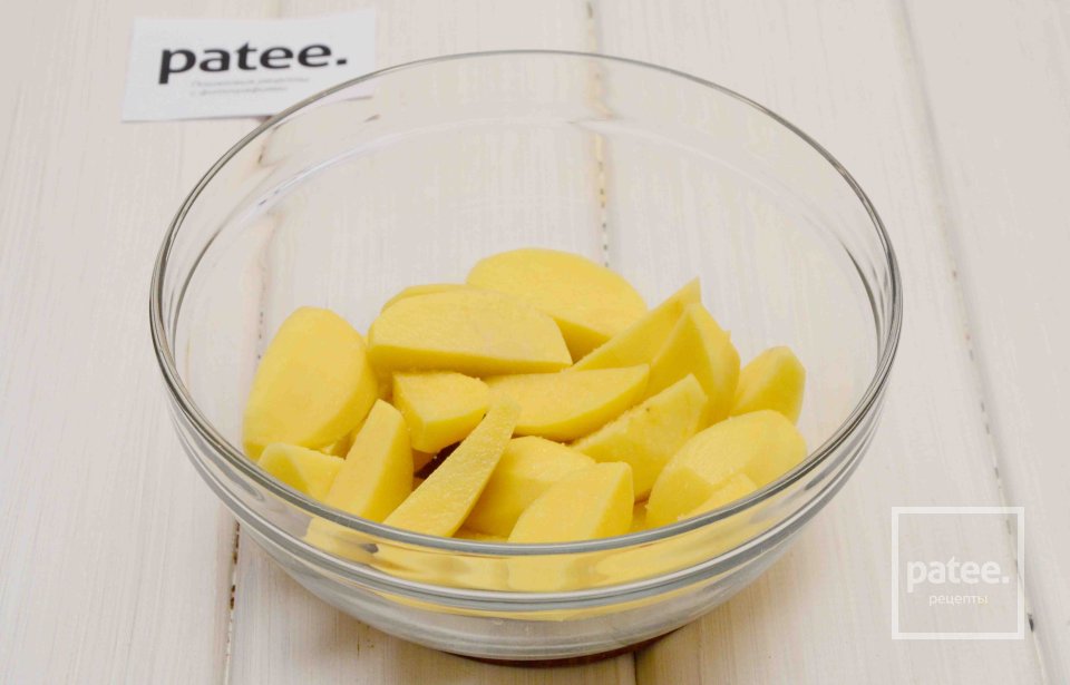 Картофельные дольки в беконе с розмарином - Шаг 3