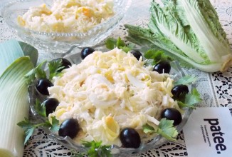 Салат с кальмарами и фунчозой