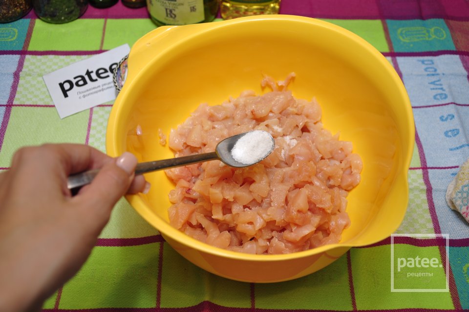 Рубленные куриные котлеты - Шаг 3