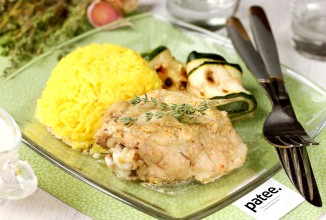 Курица в сливочно-чесночном соусе в мультиварке