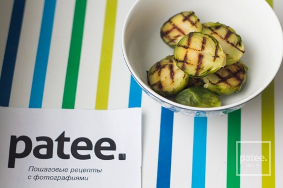 Йога-ужин: салат с брюссельской капустой под медово-шафрановым дрессингом - Шаг 2