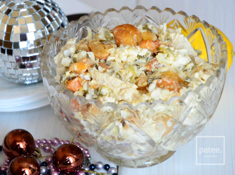 Салат с куриной грудкой и курагой - Шаг 12