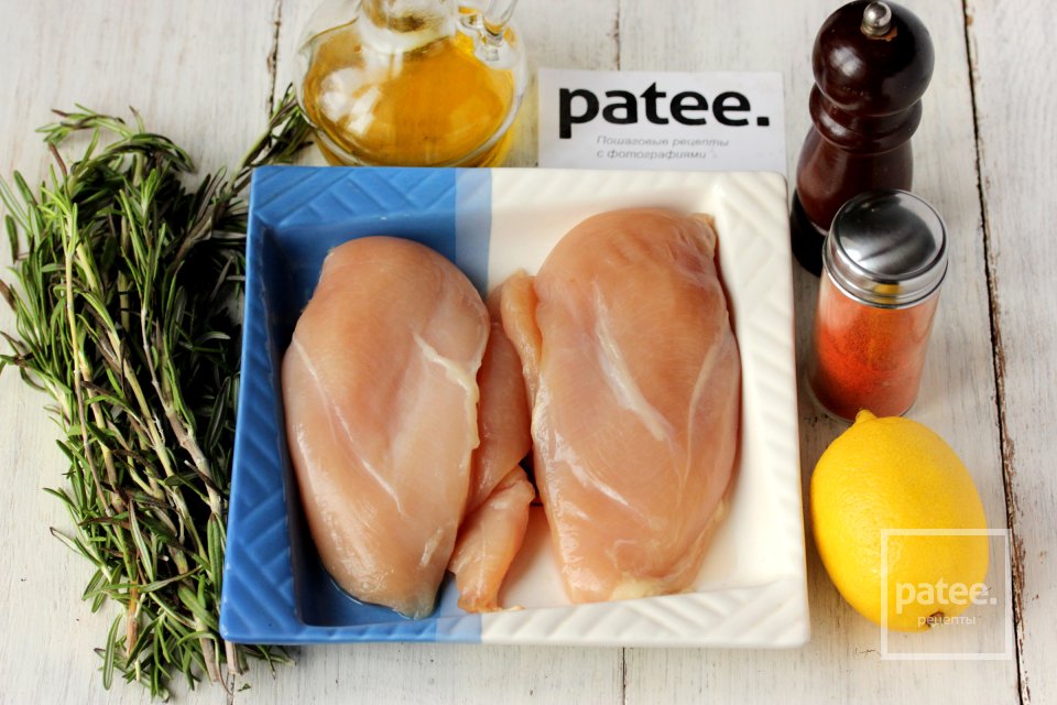 Куриные шашлычки на шпажках из розмарина - Шаг 1