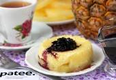 Творожная запеканка с ананасом в микроволновке